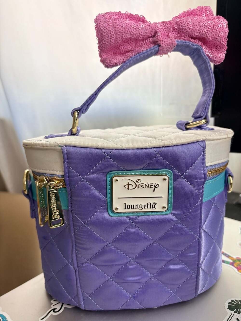 Disney Daisy Duck 85th Anniversary Sequin Quilted